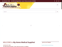 Tablet Screenshot of myhomemedsupplies.com